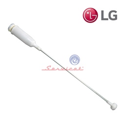 BARRA SUSPENSIÓN LAVADORA CON CUBIERTA Y GANCHO LARGO: 60.8CM LG