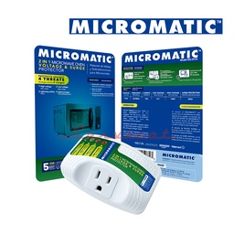 PROTECTOR DE VOLTAJE 110V - 30SEG -15A MICROMATIC MICROONDAS TODAS LAS MARCAS