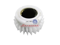 PIÑÓN/CATRACA LAVADORA PLÁSTICO PARA TRAMISION FRIGIDAIRE - ELECTROLUX BRASILEÑA