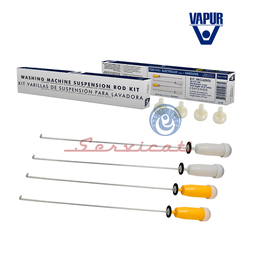 KIT BARRAS DE SUSPENSIÓN 62.5CM VAPUR LAVADORA ELECTROLUX - SAMSUNG