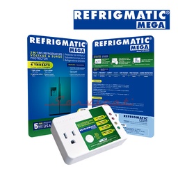 PROTECTOR DE VOLTAJE 110V - 3MIN - 15A REFRIGMATIC MEGA REFRIGERADORA TODAS LAS MARCAS