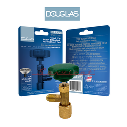 VÁLVULA AUTOSELLANTE 1/4'' DOUGLAS POTE DE GAS REFRIGERANTE TODAS LAS MARCAS