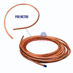 TUBERÍA DE COBRE 3/8'' X 1M REFRIGERADORA TODAS LAS MARCAS