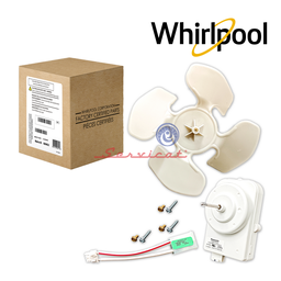 MOTOR VENTILADOR 4.1W ORIGINAL REFRIGERADORA WHIRLPOOL