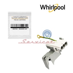 INTERRUPTOR DE PUERTA ELÉCTRICO 3 PINES - 120V ORIGINAL LAVADORA WHIRLPOOL