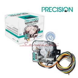 TIMER CUADRADO 6 CABLES - 2 SUJECIONES RECTAS PRECISION LAVADORA MABE