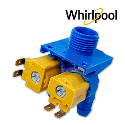 ELECTROVÁLVULA 2 SOLENOIDES ORIGINAL LAVADORA WHIRLPOOL