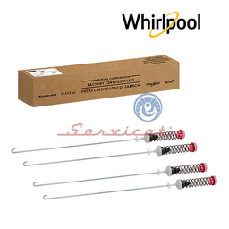 KIT BARRAS DE SUSPENSIÓN 59.5CM ORIGINAL LAVADORA WHIRLPOOL