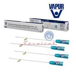 KIT BARRAS DE SUSPENSIÓN 72CM VAPUR LAVADORA ELECTROLUX