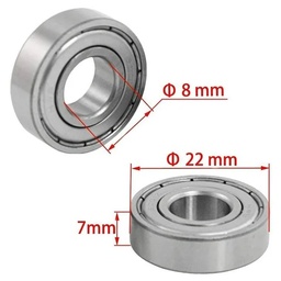 ***BAJO PEDIDO*** RODAMIENTO ØINT:0.8CM - ØEXT:2.2CM - ESP:0.7CM AIRE ACONDICIONADO TODAS LAS MARCAS