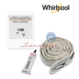 FELPA TRASERA DE TAMBOR PER:201CM - ØINT:64CM CON PEGAMENTO ORIGINAL SECADORA WHIRLPOOL