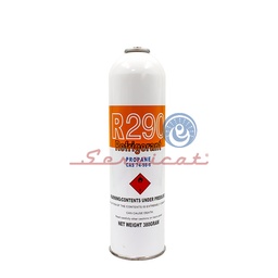 POTE DE GAS REFRIGERANTE R290-380GR REFRIGERACIÓN COMERCIAL TODAS LAS MARCAS