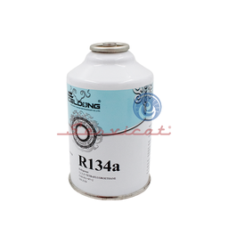 POTE DE GAS REFRIGERANTE CON VÁLVULA DE 1/2" R134A - 340GR REFRIGERADORA TODAS LAS MARCAS